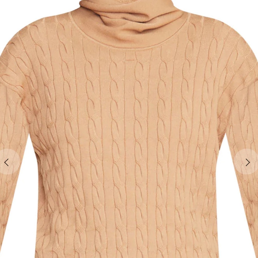 Veronica Beard Lova Cable Knit Turtleneck Sweater - Picture 5 of 14